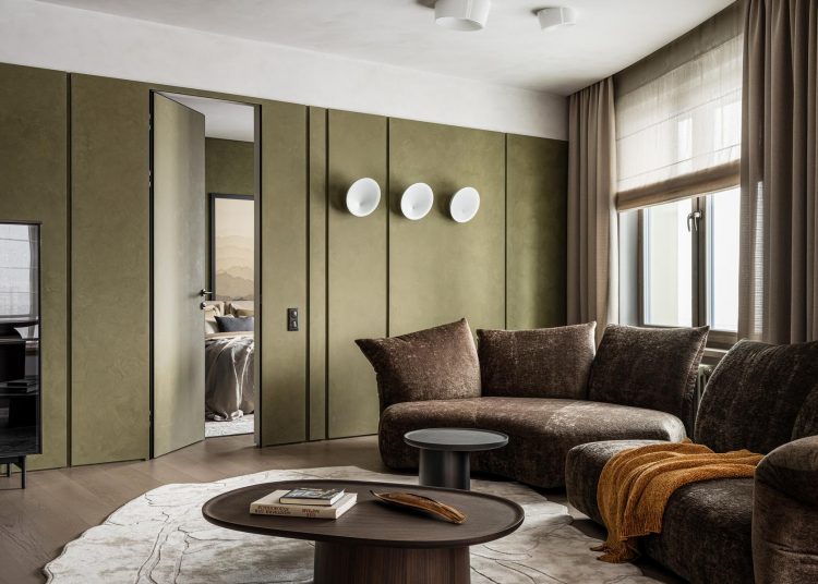 Természetes színek nagyon szép összhangja egy harmonikusan berendezett lakásban