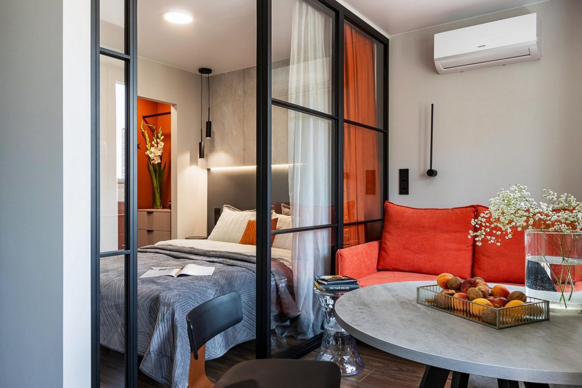 Elképesztő helykihasználás 27m2-es pici lakásban, rengeteg funkcióval