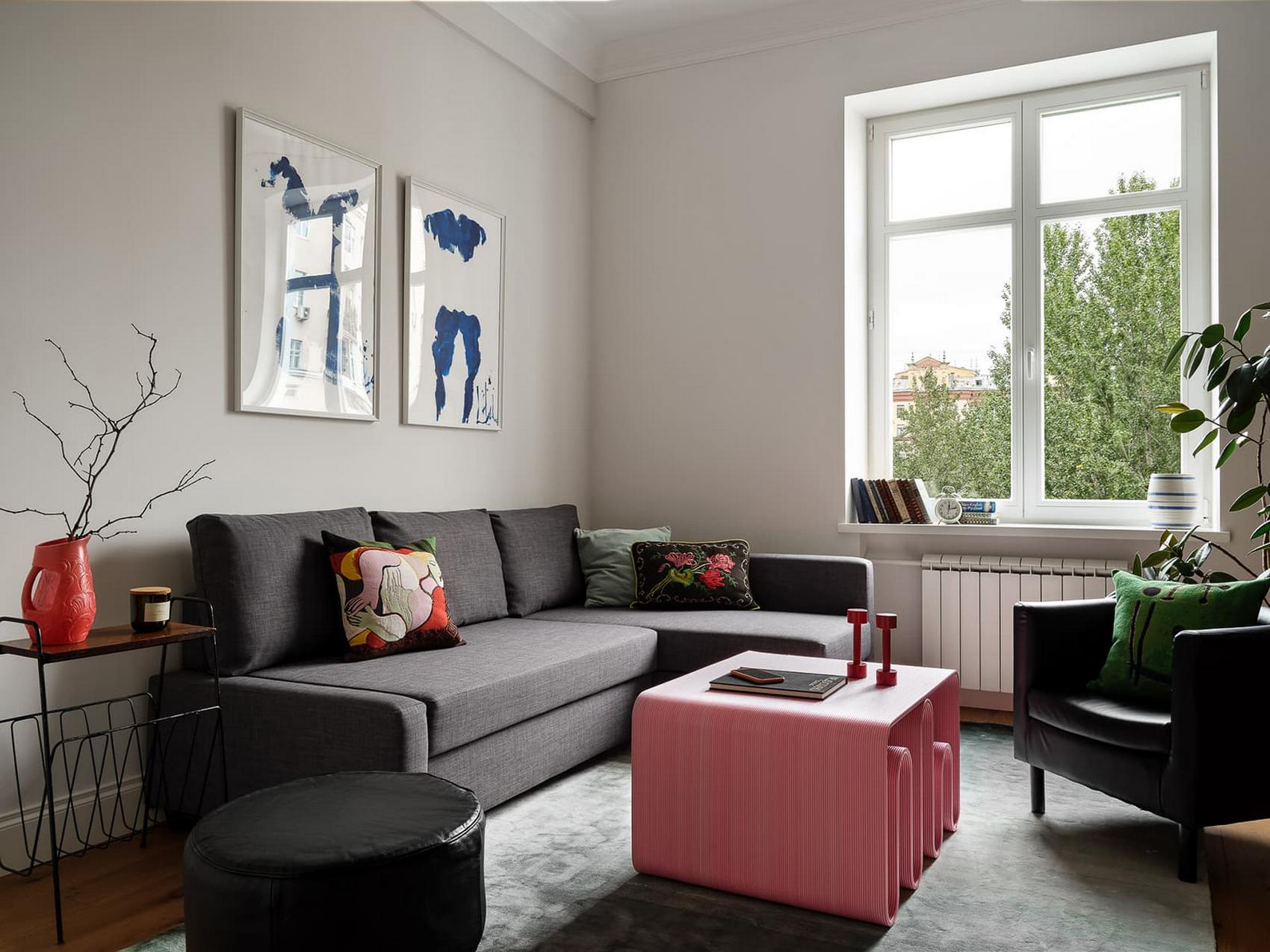 Hangulatosan eklektikus lakás vintage karakterrel téglaházban Hangulatosan eklektikus lakás vintage karakterrel téglaházban