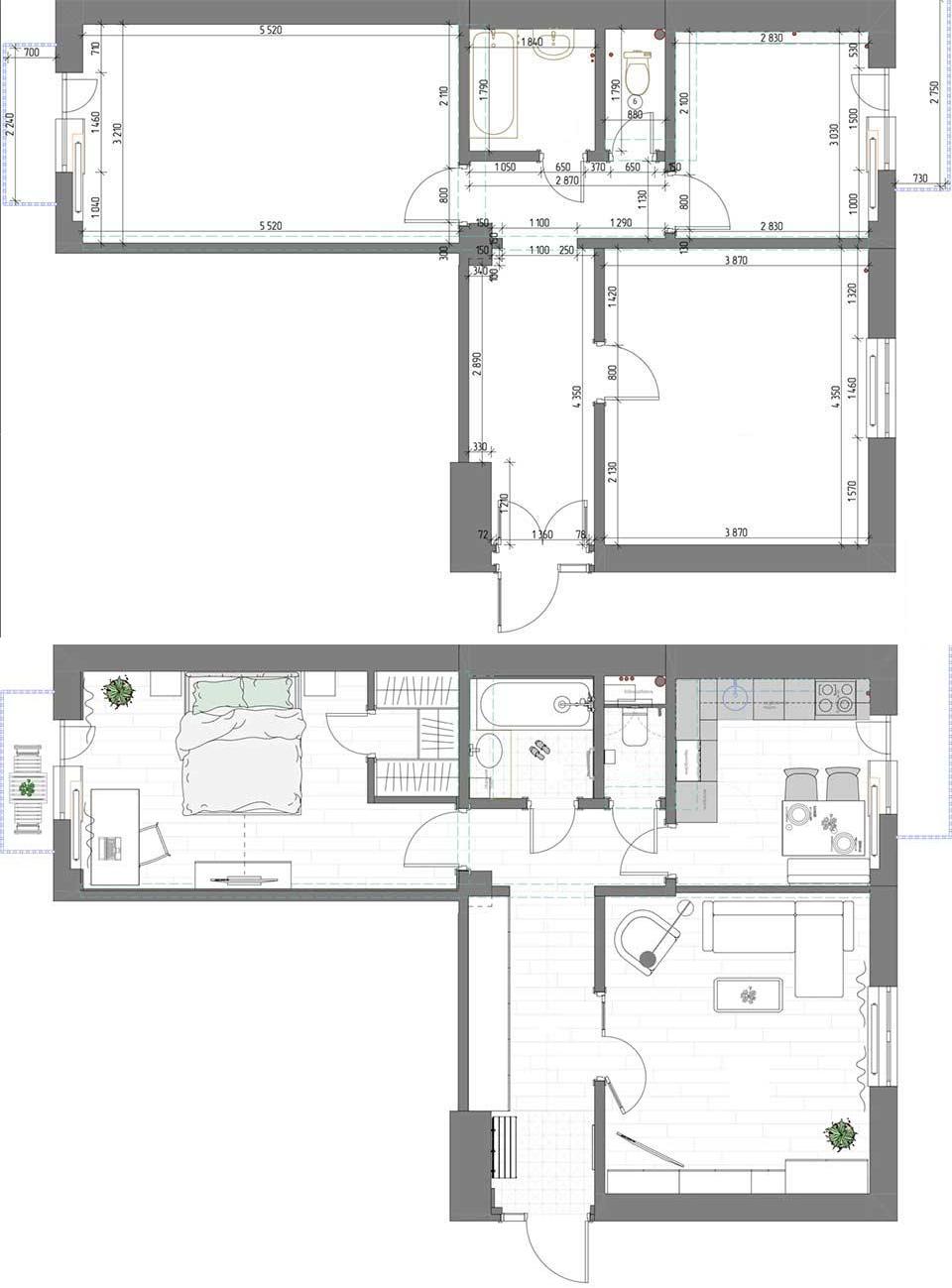 Hangulatosan eklektikus lakás vintage karakterrel téglaházban Hangulatosan eklektikus lakás vintage karakterrel téglaházban