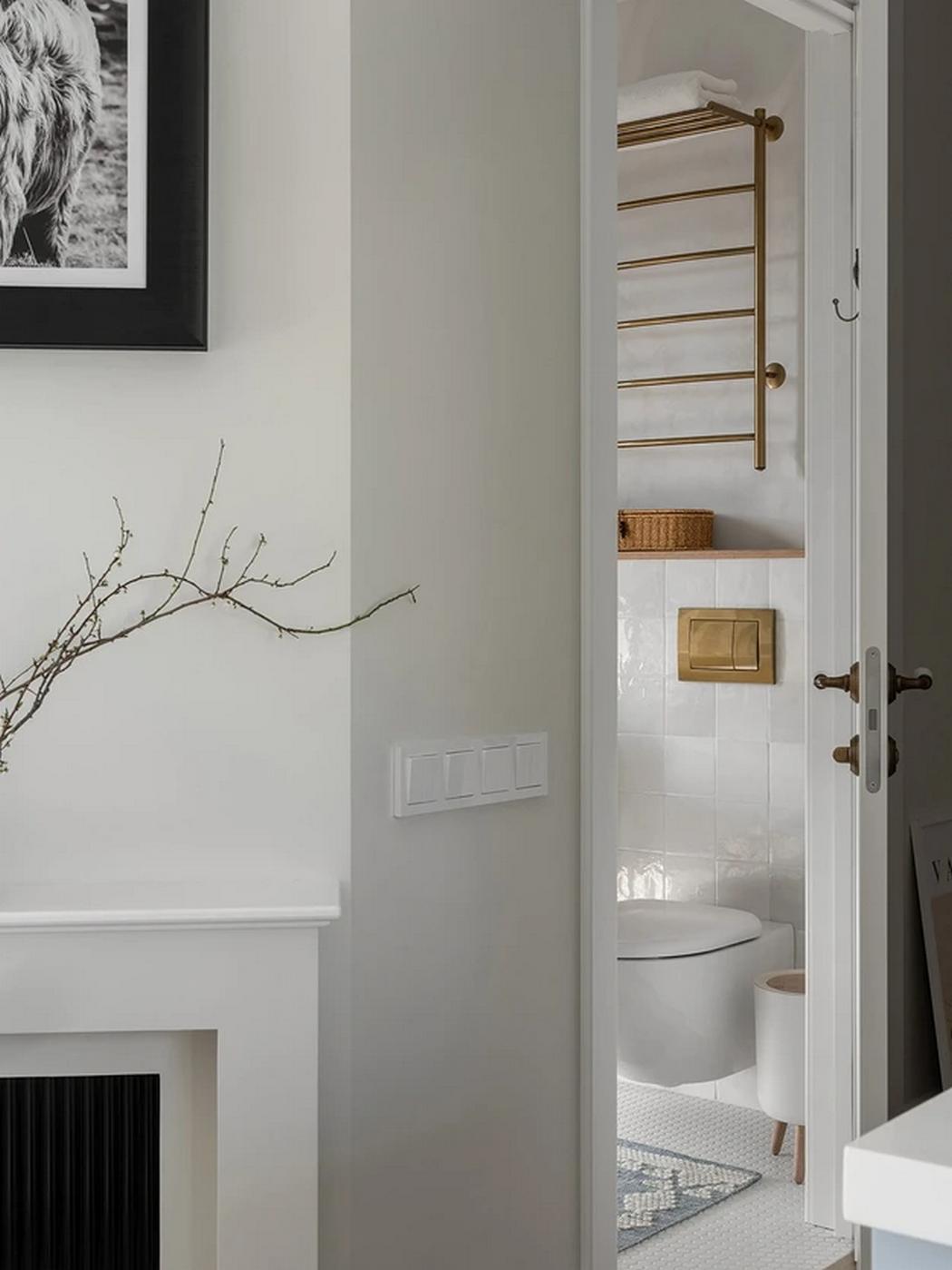 Háromszintes sorház berendezés Mallorca hangulatával, otthonos dekorációval