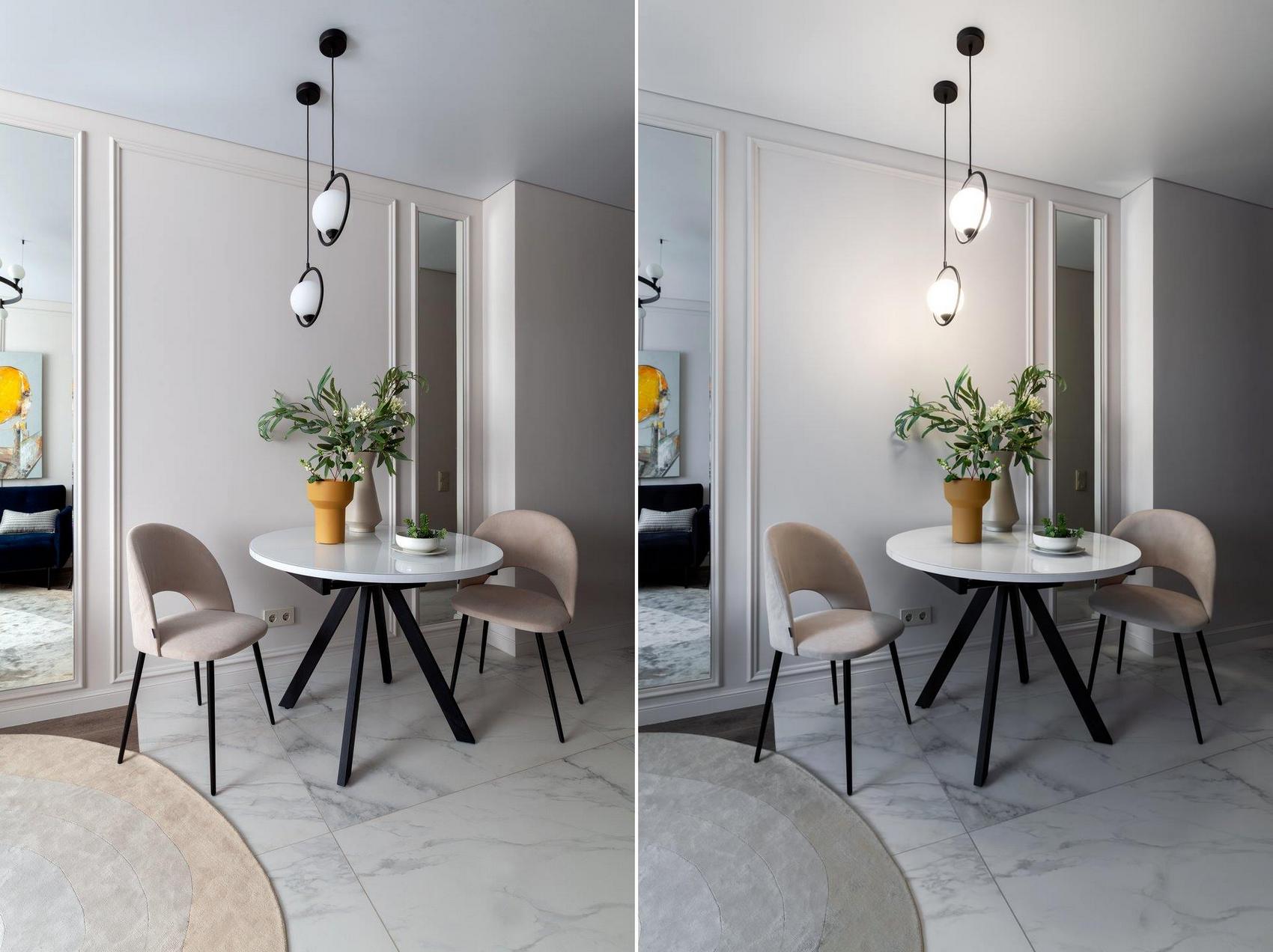 Hogyan keltett életre néhány szín egy alapvetően semleges, klasszikus enteriőrt