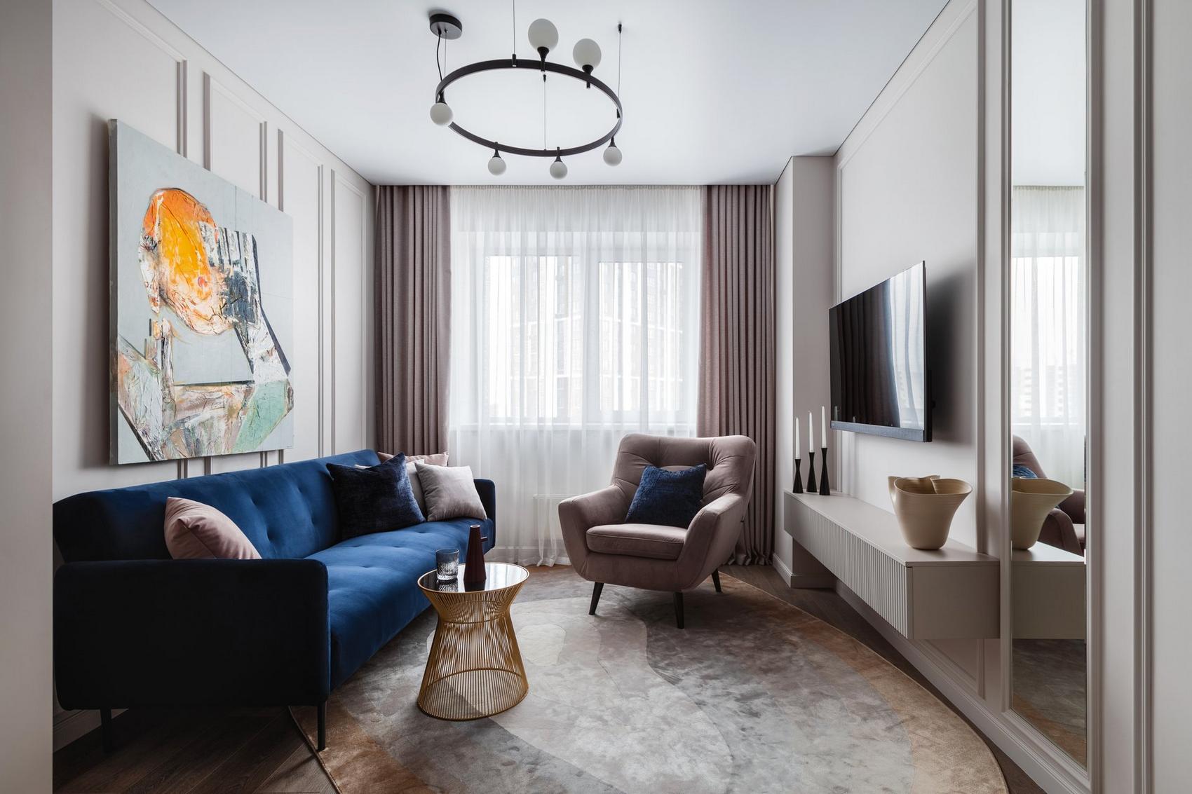 Hogyan keltett életre néhány szín egy alapvetően semleges, klasszikus enteriőrt