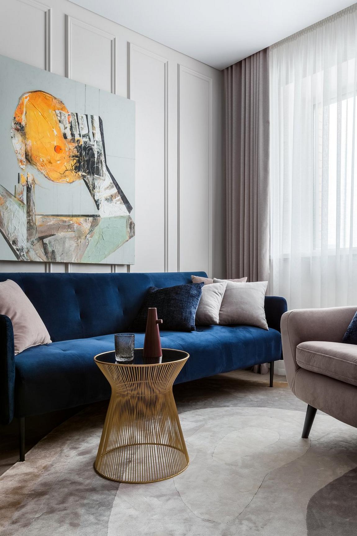 Hogyan keltett életre néhány szín egy alapvetően semleges, klasszikus enteriőrt