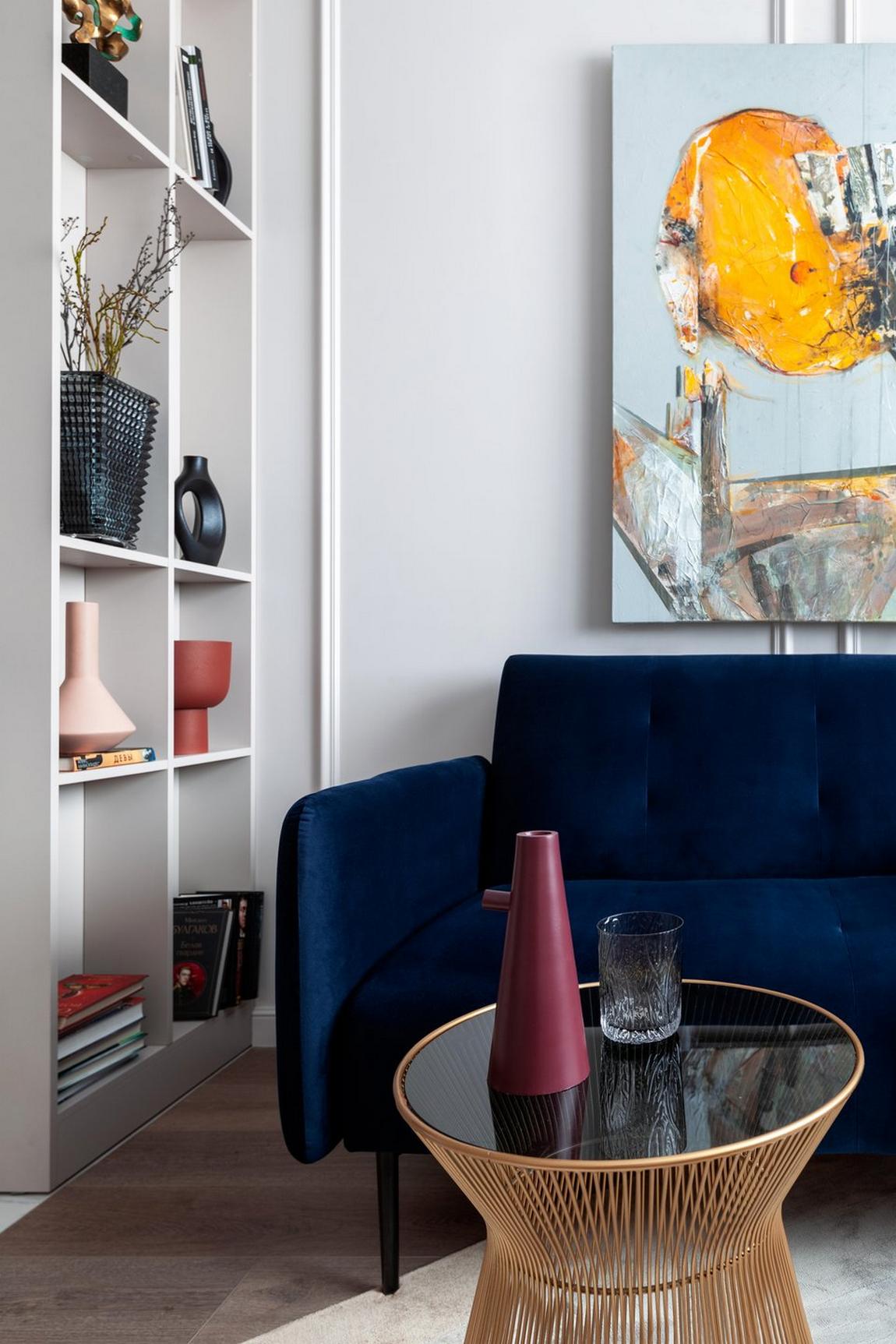 Hogyan keltett életre néhány szín egy alapvetően semleges, klasszikus enteriőrt