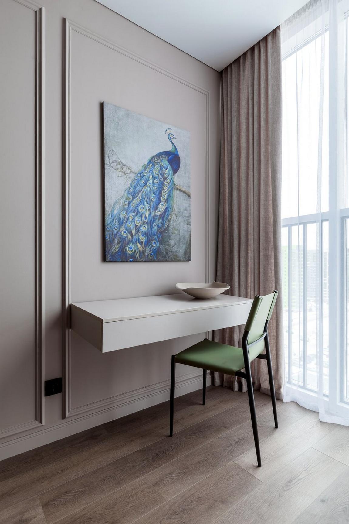 Hogyan keltett életre néhány szín egy alapvetően semleges, klasszikus enteriőrt