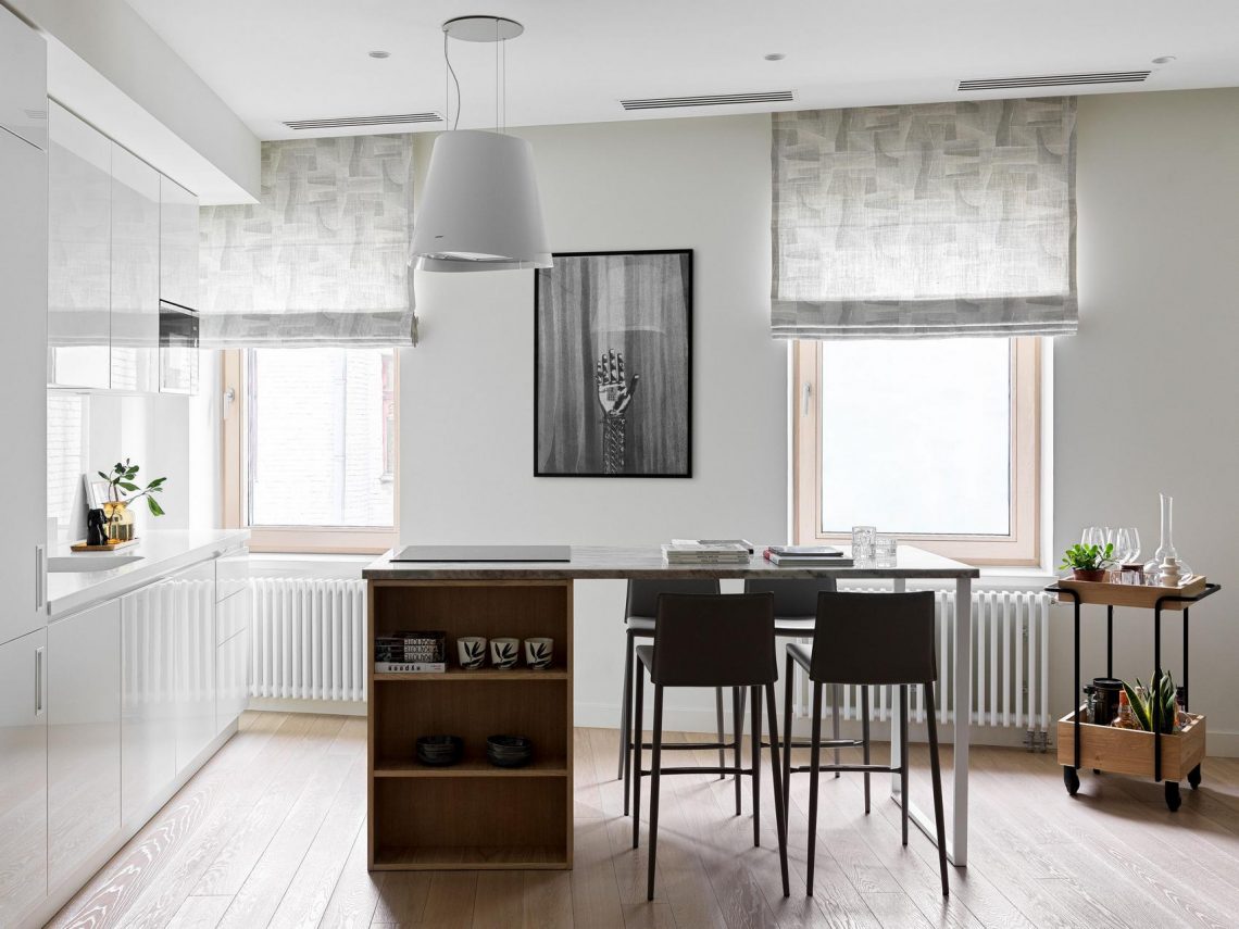 Modern skandináv stílus, monokróm színpaletta, ton in ton