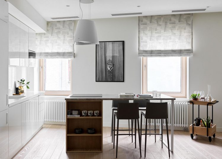 Modern skandináv stílus, monokróm színpaletta, ton in ton