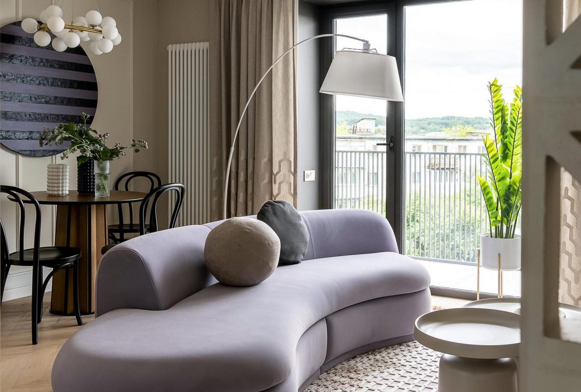 Modern klasszikus egy csipetnyi francia eleganciával 37m2-en