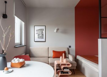 Hogyan ellensúlyozhatod a pici teret élénk, meleg színekkel kis garzonlakásban