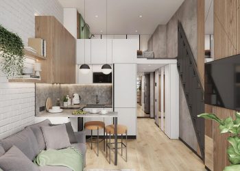 Okos megoldások, zseniális lépcső 20m2-en - modern otthon lakóparkban