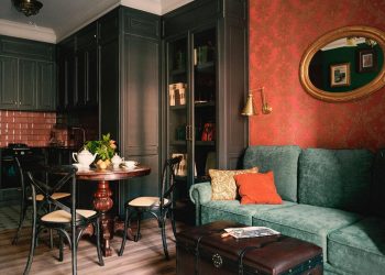 Sherlock Holmes világa kis lakásban - különleges lakberendezési projekt