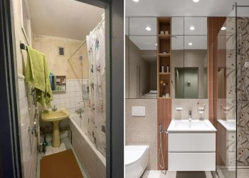 Szörnyű fürdőszoba teljes megújulása: funkcionális és szép megoldások kis helyen