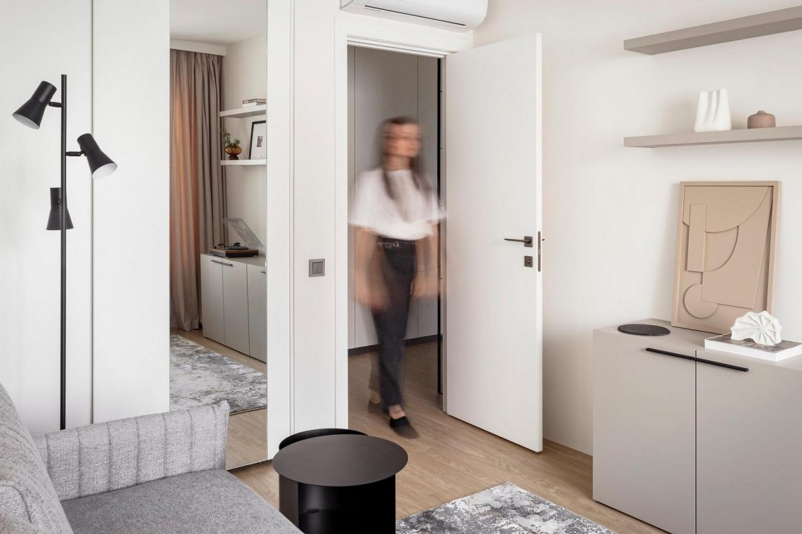 Anya és iskolás fia 50m2-es otthona nagy lakásfelújítás után