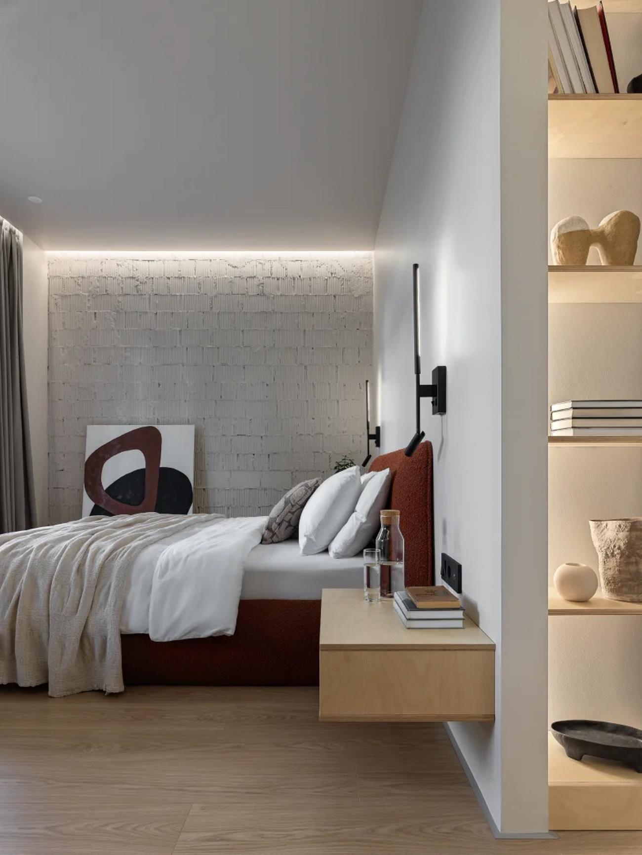 Belsőépítész házaspár otthona: nagy konyhasziget, színek, fa, kevés nyers beton Belsőépítész házaspár otthona: nagy konyhasziget, színek, fa, kevés nyers beton