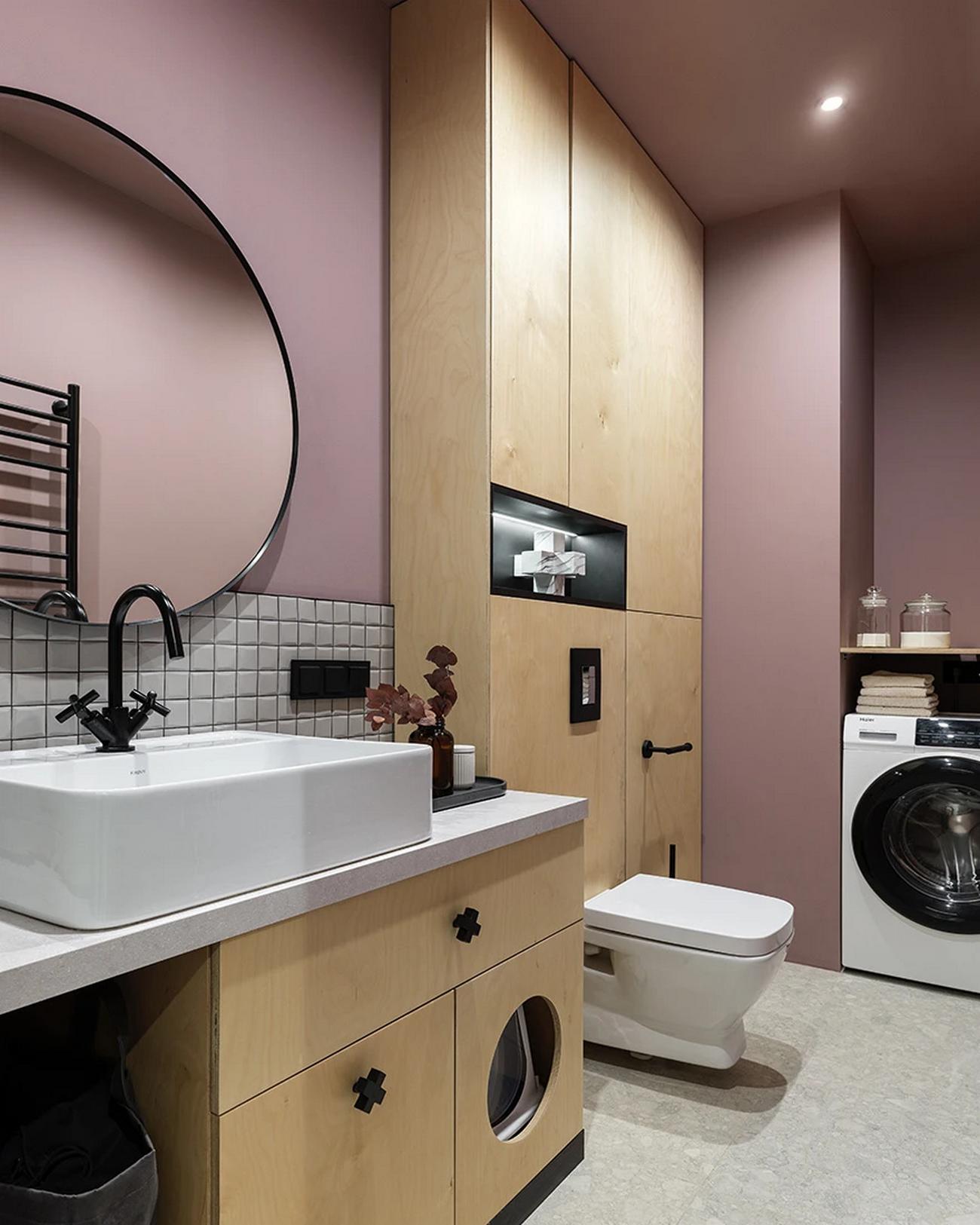 Belsőépítész házaspár otthona: nagy konyhasziget, színek, fa, kevés nyers beton Belsőépítész házaspár otthona: nagy konyhasziget, színek, fa, kevés nyers beton