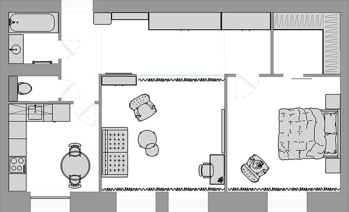 Életvidám, színes lakásdekoráció fiatal pár 68m2-es otthonában - városi dzsungel Életvidám, színes lakásdekoráció fiatal pár 68m2-es otthonában - városi dzsungel