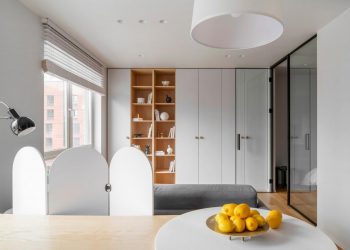 Friss, modern skandináv berendezés fiataloknak kis alapterületen