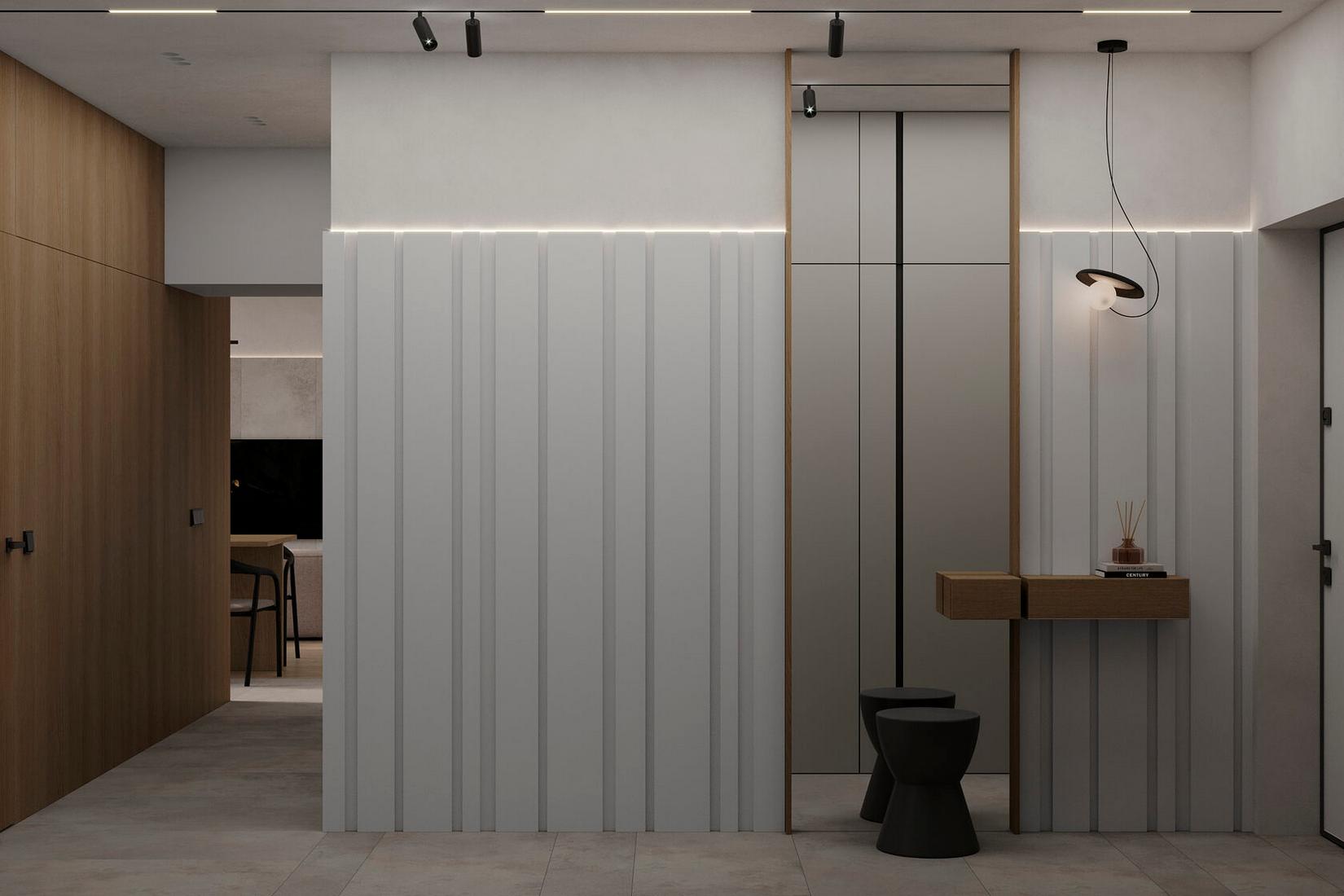 Kő, fa, falpanel: férfi otthona modern megoldásokkal és természetes anyagokkal Kő, fa, falpanel: férfi otthona modern megoldásokkal és természetes anyagokkal