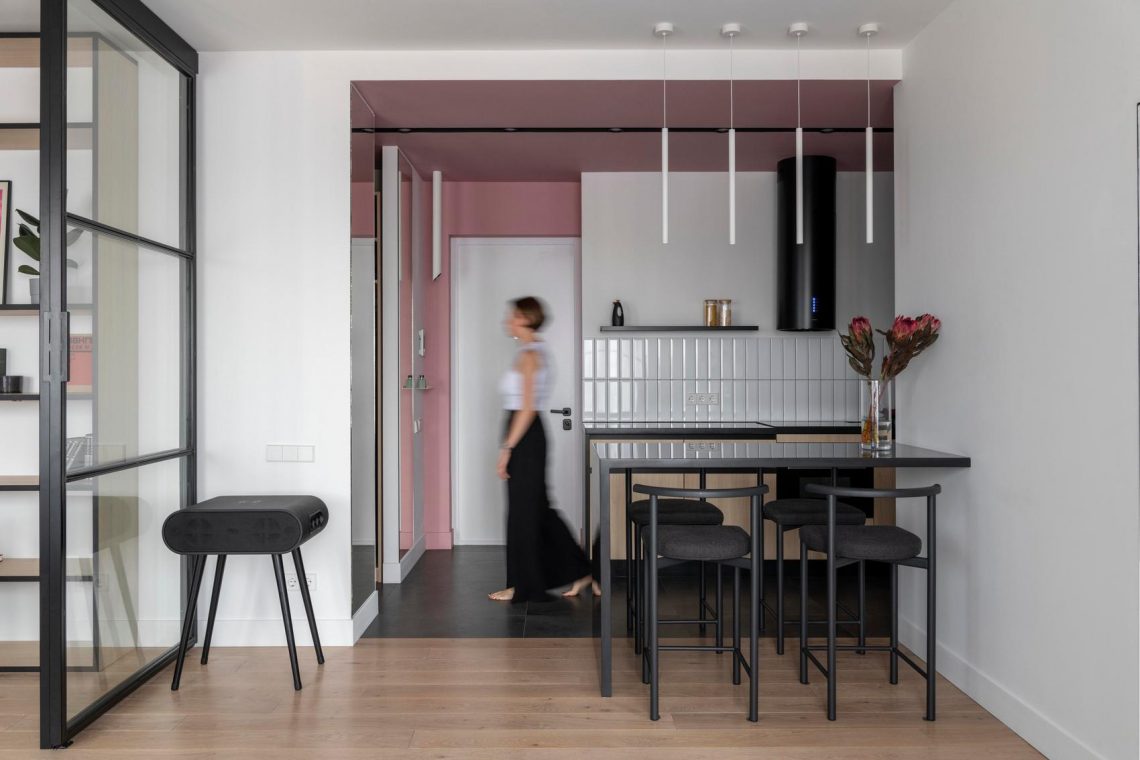 Lakásfelújítás és átalakítás szokatlan megoldásokkal, otthonról dolgozó pár 57m2-en