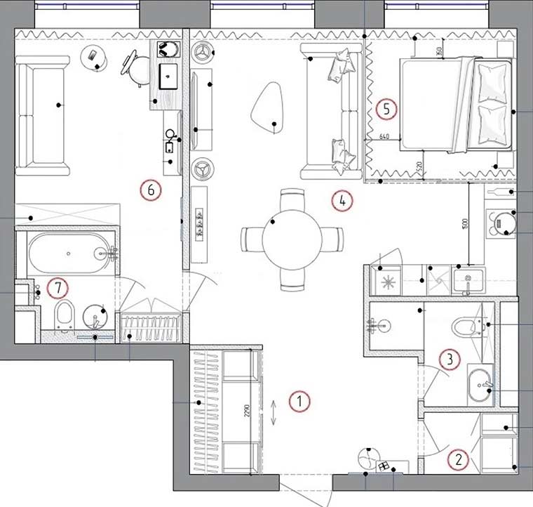 Mint egy 5 csillagos szállodában: elegáns színvilág, kényelmes berendezés 66m2-en Mint egy 5 csillagos szállodában: elegáns színvilág, kényelmes berendezés 66m2-en