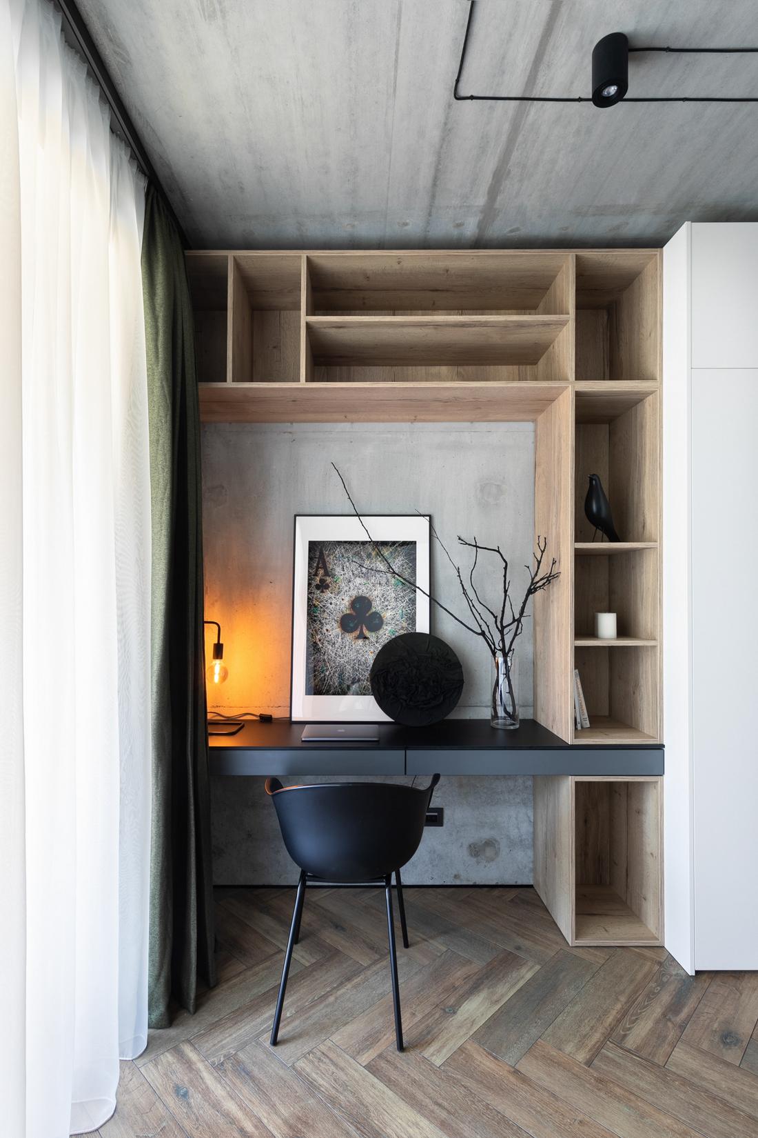 Kifejezetten modern és praktikus berendezés feledteti a kis méretet a fiatalos, 25m2-es lakásban Kifejezetten modern és praktikus berendezés feledteti a kis méretet a fiatalos, 25m2-es lakásban