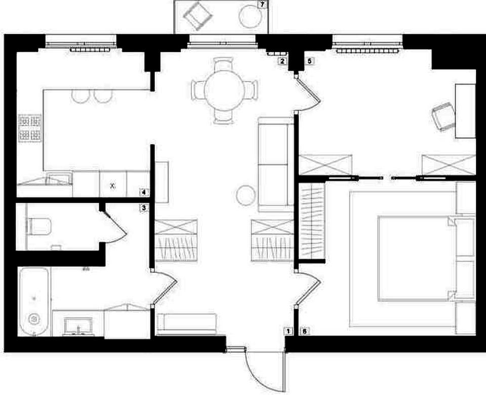 Műtárgy és vintázs gyűjteményt kellett szépen elhelyezni házaspár 60m2-es otthonában