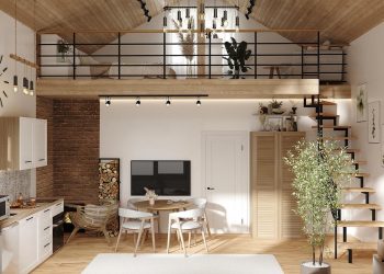 Otthonos kis ház, ami 51m2-en a tágas tér élményét nyújtja