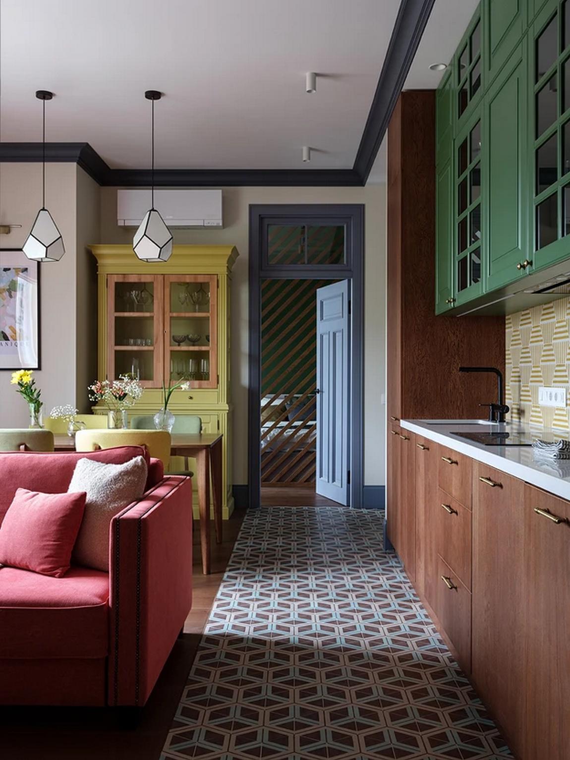 Színes otthonra vágyott a család, eklektikus, otthonos lett a berendezés 90m2-en Színes otthonra vágyott a család, eklektikus, otthonos lett a berendezés 90m2-en