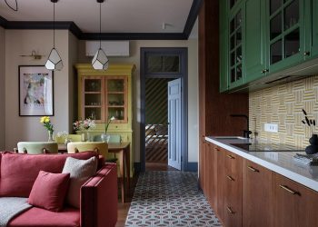 Színes otthonra vágyott a család, eklektikus, otthonos lett a berendezés 90m2-en