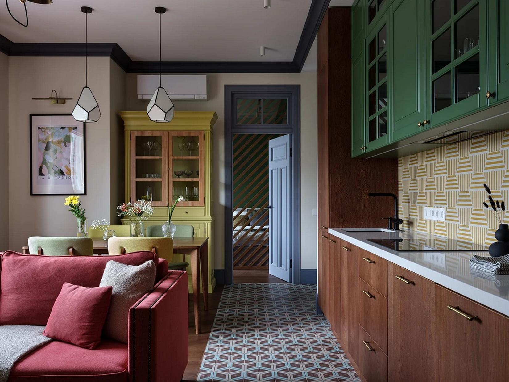 Színes otthonra vágyott a család, eklektikus, otthonos lett a berendezés 90m2-en Színes otthonra vágyott a család, eklektikus, otthonos lett a berendezés 90m2-en