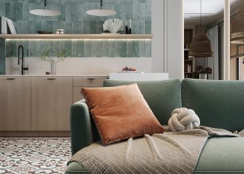 Több aktuális lakberendezési trend kétgyermekes család otthonában, 86m2