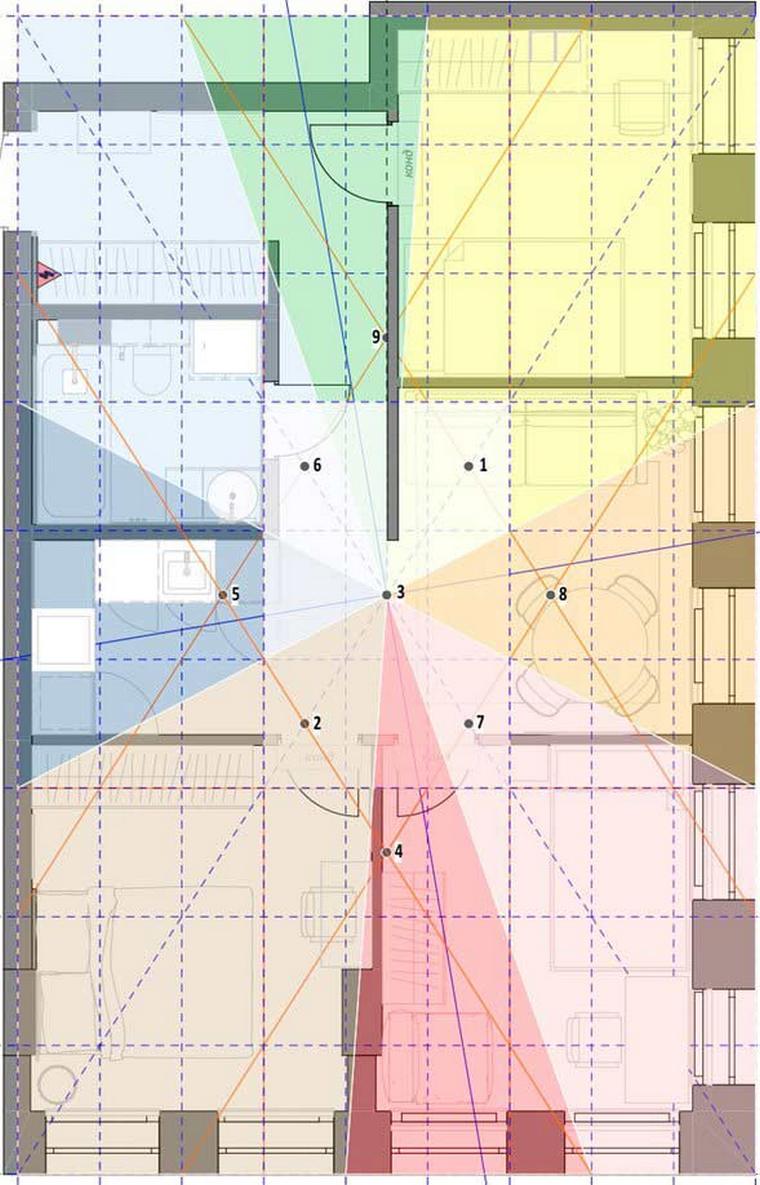 Vastu shastra alapon tervezett otthon: négyfős család 60m2-en, tudatos térszervezés Vastu shastra alapon tervezett otthon: négyfős család 60m2-en, tudatos térszervezés