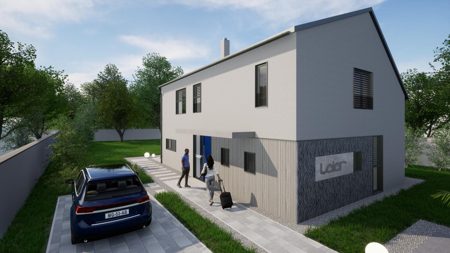 Szélsebesen elkészült Szentendrén az egyetlen betontechnológiával épülő mintaház