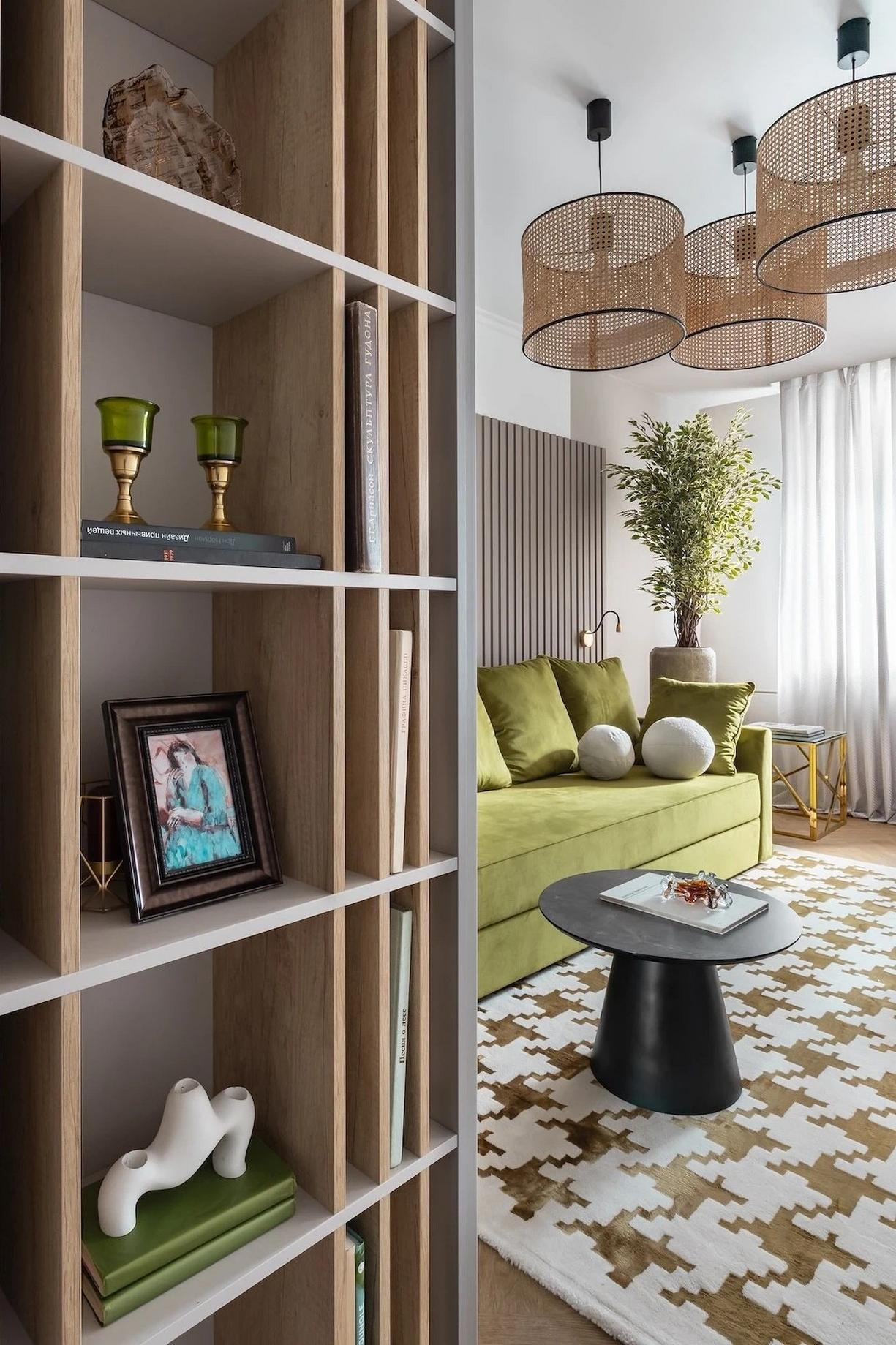 Bátor választások! Egyedi és színes egyszobás lakás 40m2-en, fiatal nő otthona Bátor választások! Egyedi és színes egyszobás lakás 40m2-en, fiatal nő otthona