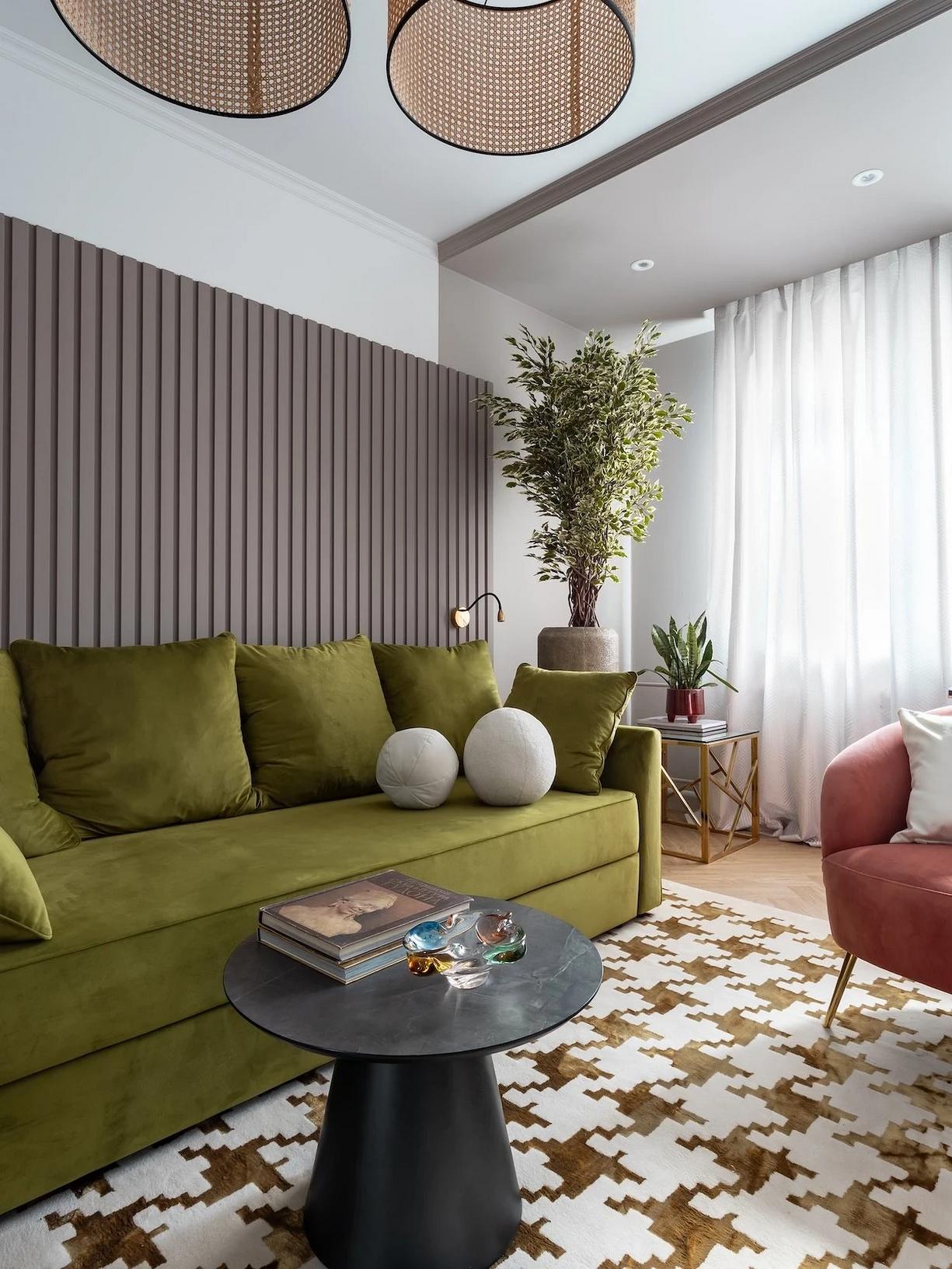 Bátor választások! Egyedi és színes egyszobás lakás 40m2-en, fiatal nő otthona Bátor választások! Egyedi és színes egyszobás lakás 40m2-en, fiatal nő otthona