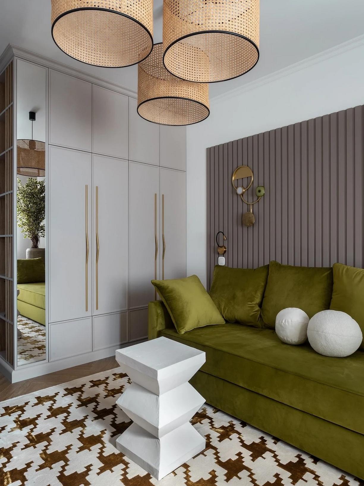 Bátor választások! Egyedi és színes egyszobás lakás 40m2-en, fiatal nő otthona Bátor választások! Egyedi és színes egyszobás lakás 40m2-en, fiatal nő otthona