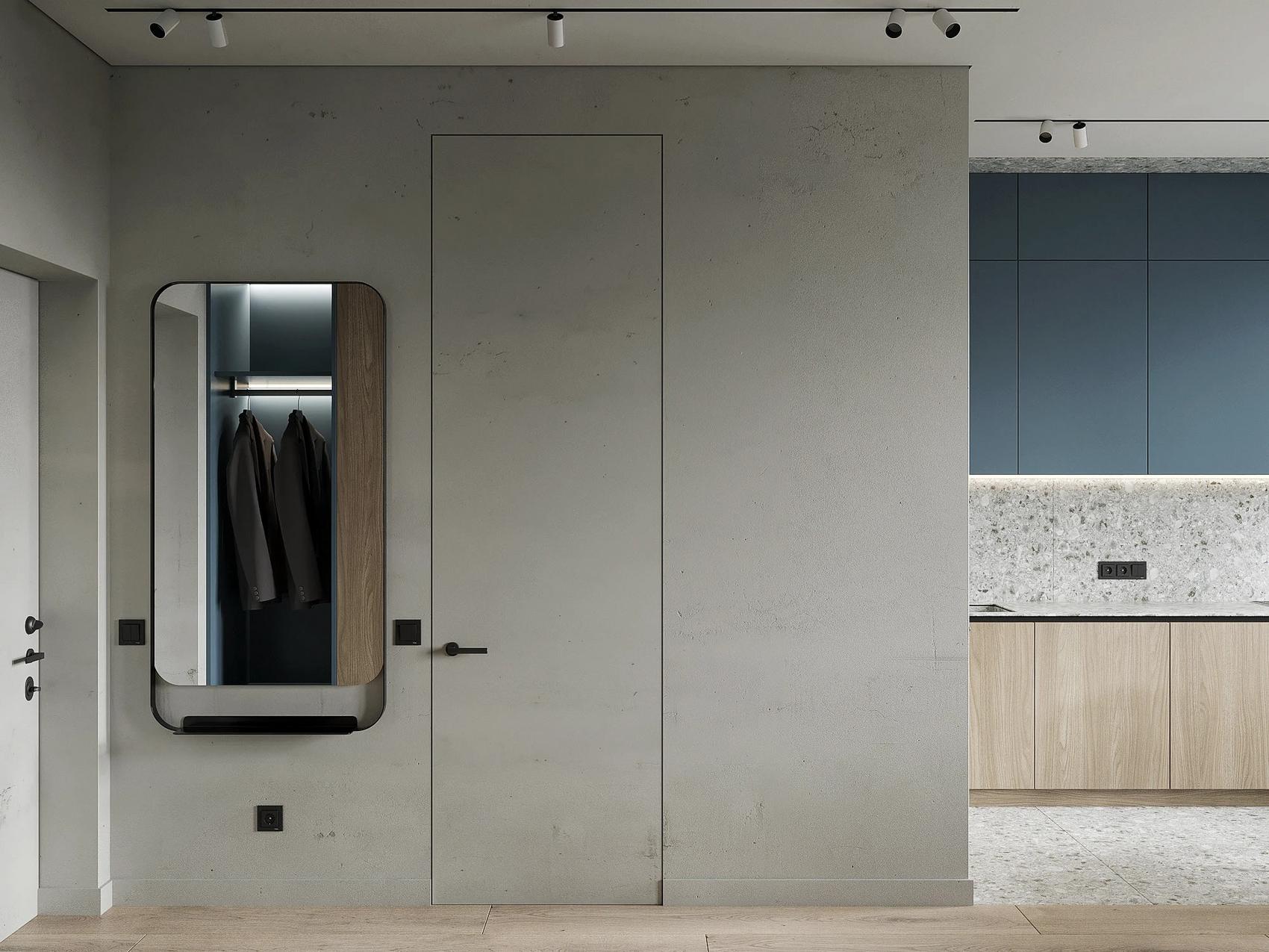 Egyterű, mégis funkcionálisan tagolt: modern férfi lakás precízen tervezett részletekkel Egyterű, mégis funkcionálisan tagolt: modern férfi lakás precízen tervezett részletekkel