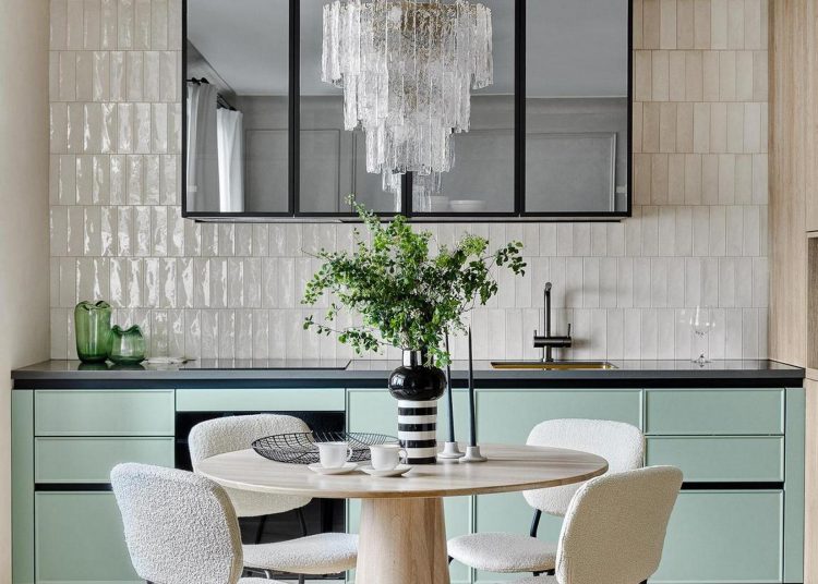 Elegáns kis lakás klasszikus részletekkel