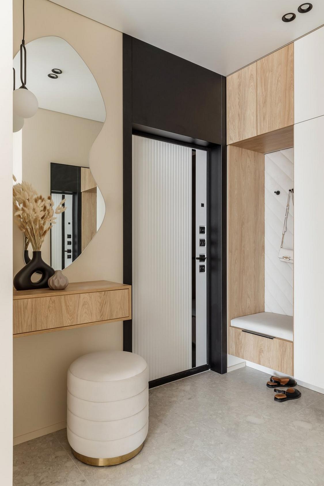 Fiatal házaspár első közös lakása: japandi stílus, finom, természetes színárnyalatok Fiatal házaspár első közös lakása: japandi stílus, finom, természetes színárnyalatok