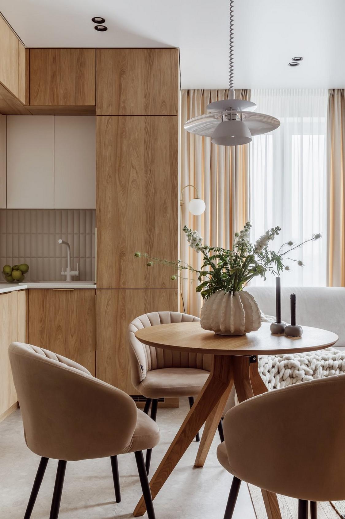 Fiatal házaspár első közös lakása: japandi stílus, finom, természetes színárnyalatok Fiatal házaspár első közös lakása: japandi stílus, finom, természetes színárnyalatok