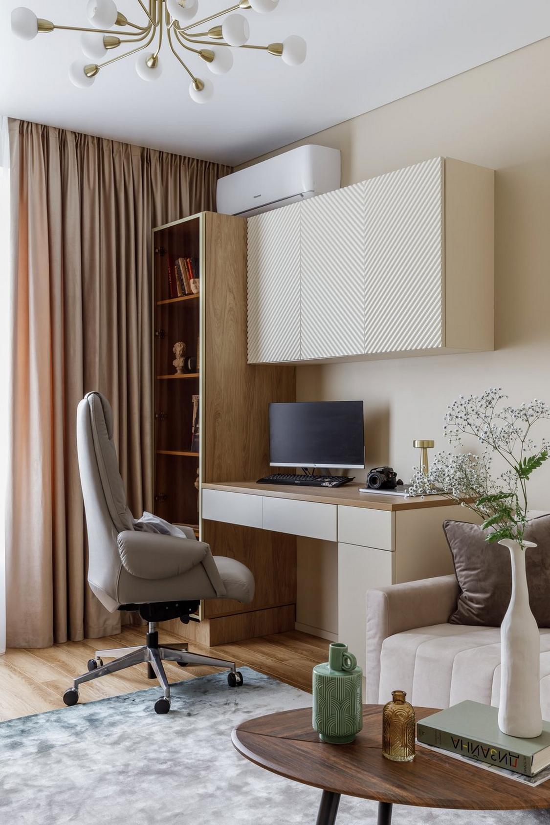 Fiatal házaspár első közös lakása: japandi stílus, finom, természetes színárnyalatok Fiatal házaspár első közös lakása: japandi stílus, finom, természetes színárnyalatok