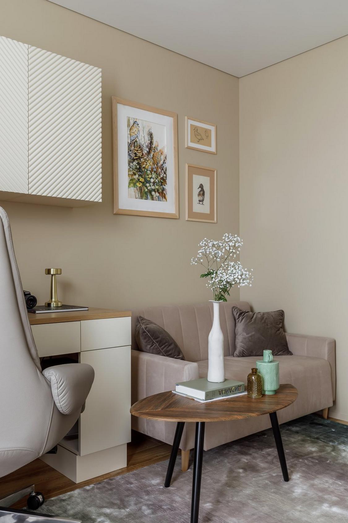 Fiatal házaspár első közös lakása: japandi stílus, finom, természetes színárnyalatok Fiatal házaspár első közös lakása: japandi stílus, finom, természetes színárnyalatok