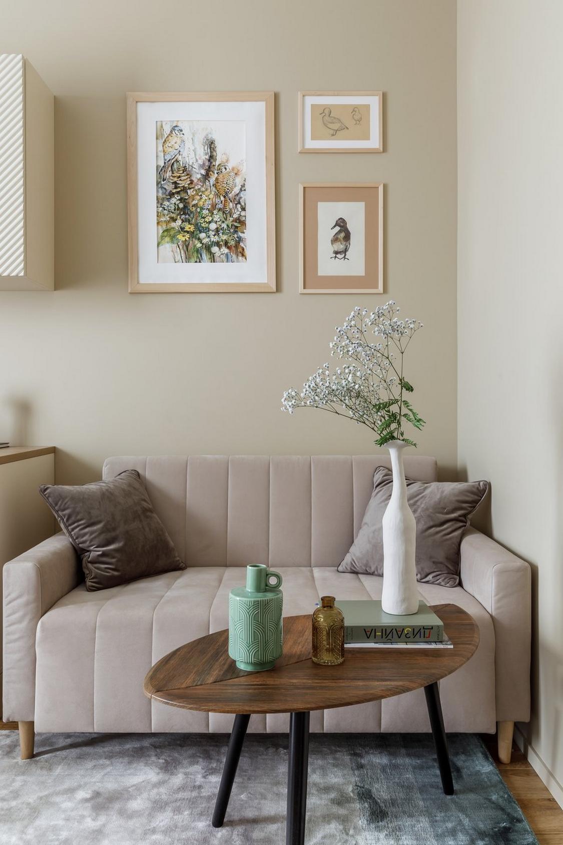 Fiatal házaspár első közös lakása: japandi stílus, finom, természetes színárnyalatok Fiatal házaspár első közös lakása: japandi stílus, finom, természetes színárnyalatok