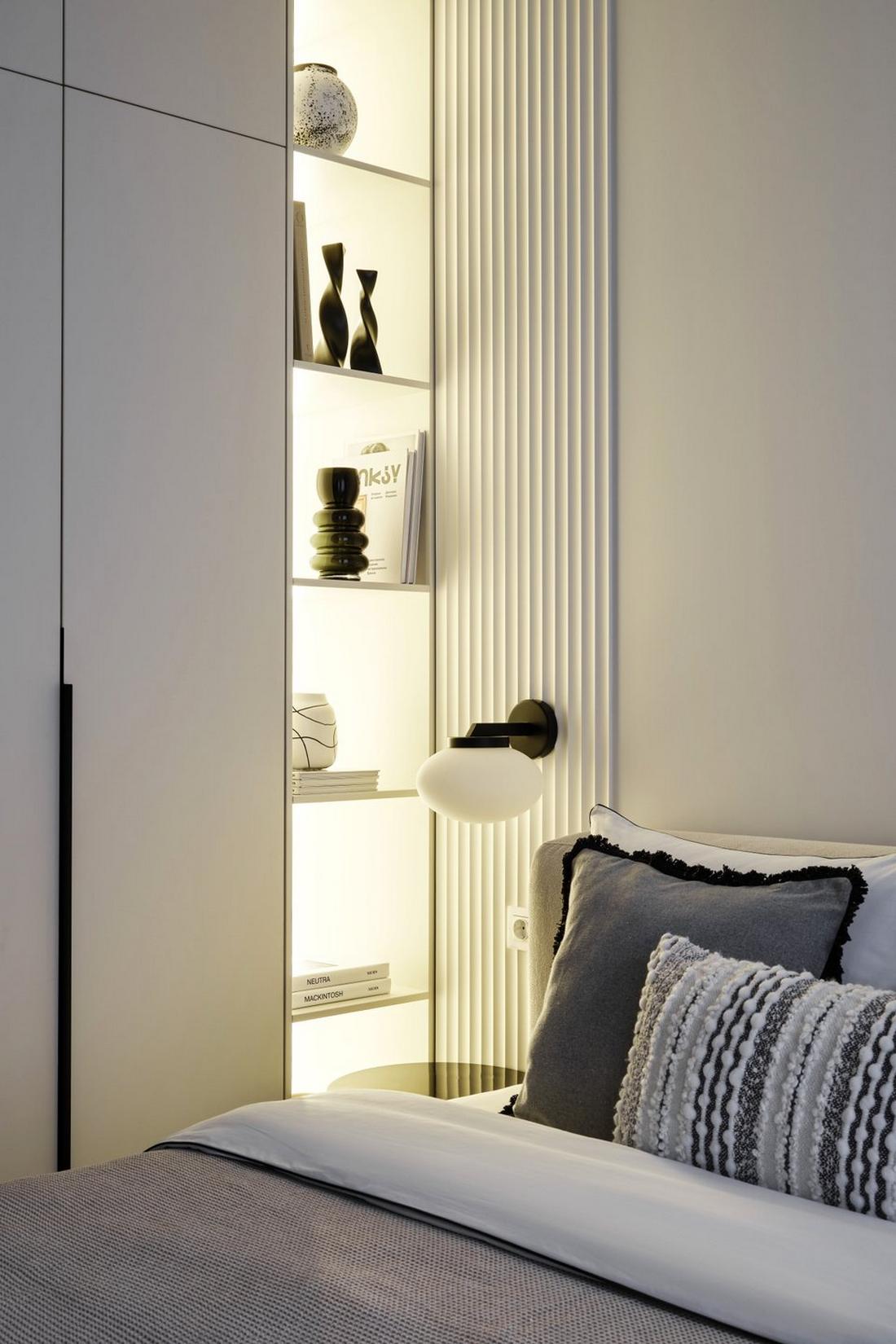 Otthonos és időtálló meleg monokróm lakásdekoráció