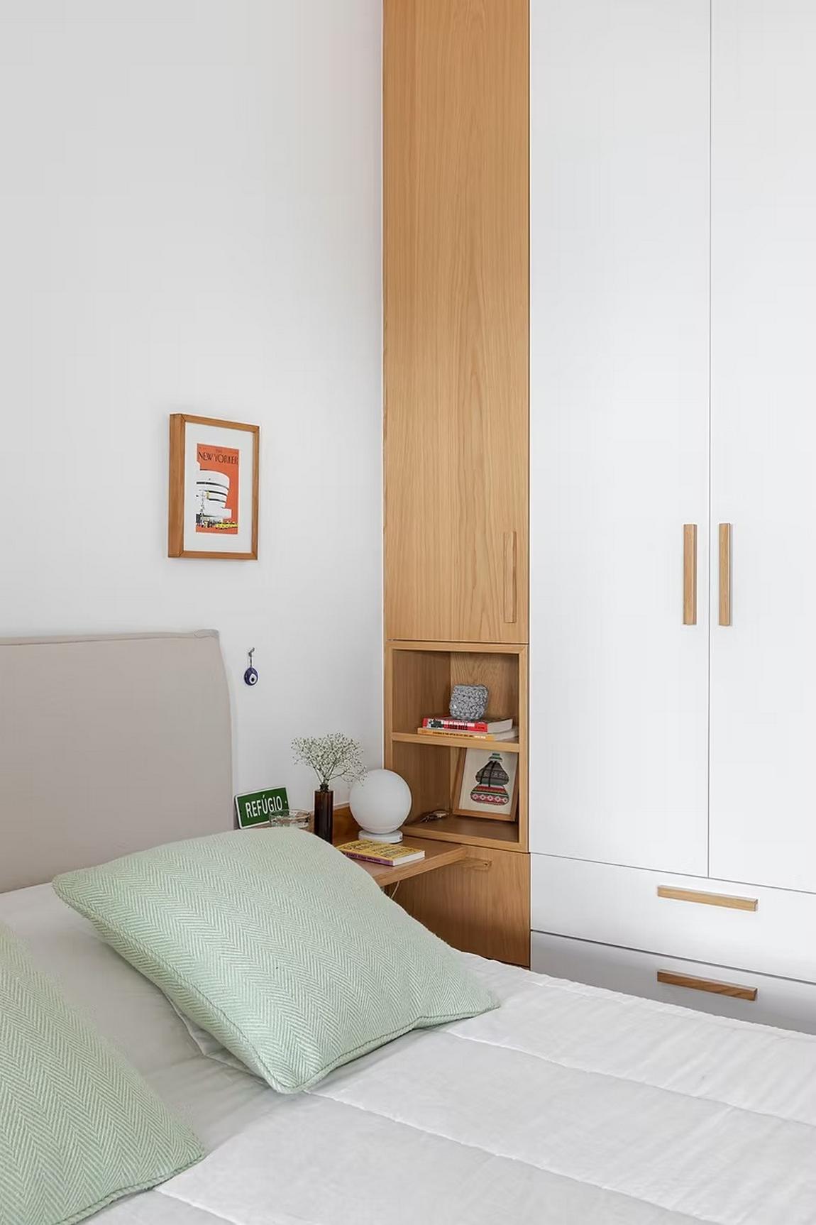 Intelligens megoldásokkal használta ki a kis teret a fiatal pár 31m2-en