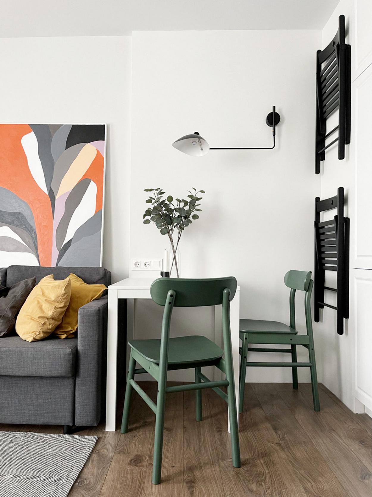 Jól átgondolt tervezés és költséghatékony skandináv stílus mutatja nagyobbnak a 28m2-es lakást