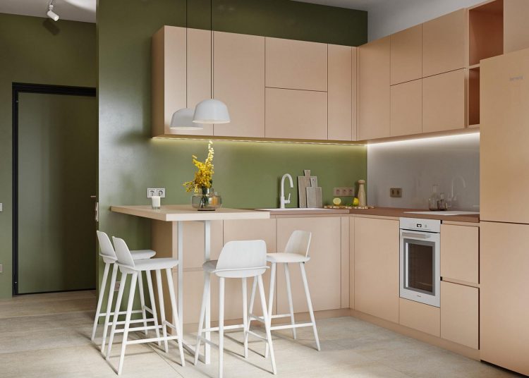 Két kerékpár, dupla munkaállomás, vendégágy egy fiatalos, kompakt otthonban