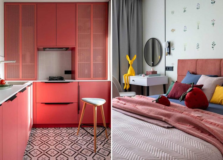 Lerobbant kétszobás lakás kelt új életre színes, hangulatos enteriőrrel