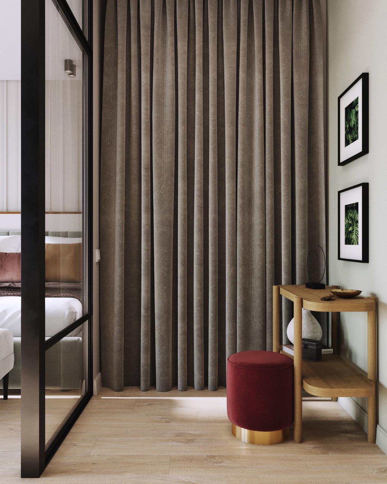 Nappali nélkül is kényelmes a fiatal nő új, természetesre hangolt otthona